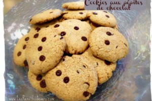Cookies aux pépites de chocolat sans gluten et sans lait