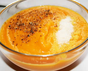 carotte parmesan vloute soupe