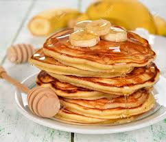 Pancake banane et miel