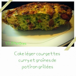 Cake léger courgettes WW