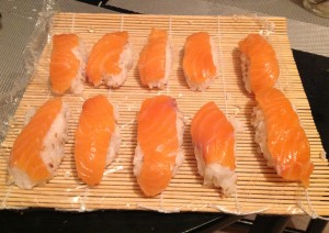 Sushi de saumon